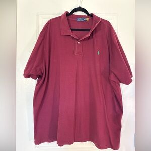 Ralph Lauren Men's Burgundy Polo Shirt
